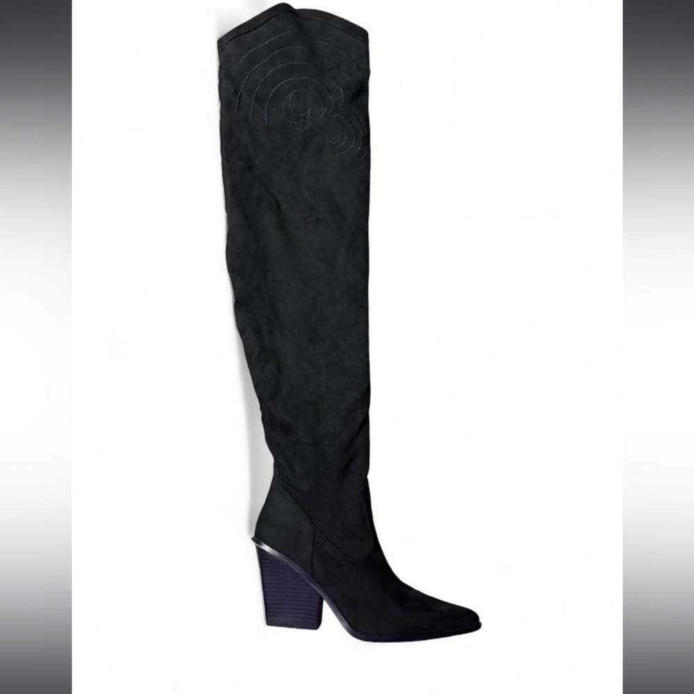 Fashion Nova Black Thigh High Boots